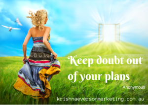 Keep doubt out of your plans (1)