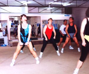 Krishna Everson taught aerobics during the 90s