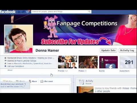 Donna Hamer Facebook Competitions